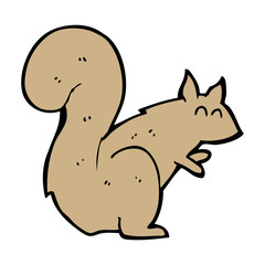 cartoon squirrel