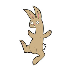 funny cartoon rabbit