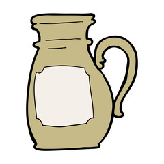 cartoon jug