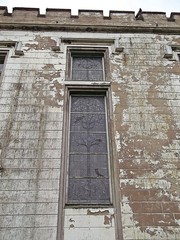 Fensterscheibe vom Schloss Verchentin 