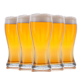 Beer Glass Arrangement