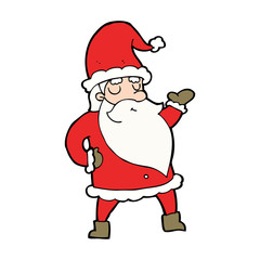 cartoon santa claus