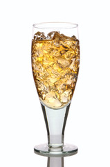 Whiskey and Ice in Tumbler