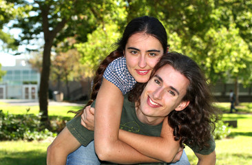 Naklejka premium Happy Couple
