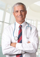 Male medical professional with Stethoscope