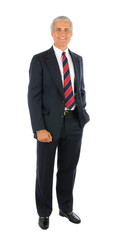 Businessman with hand in pocket