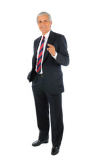 Businessman Pointing