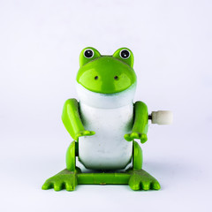frog , wind up toys