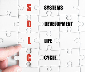 Last puzzle piece with Business Acronym SDLC