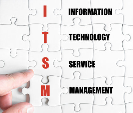 Last Puzzle Piece With Business Acronym ITSM