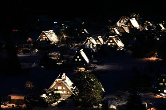 Shirakawa-go Winter Light-Up