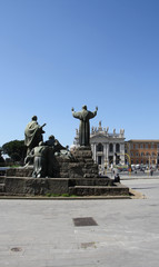 Rome,Italy,St.Francis of Assisi,Francesco d'Assisi,Basilica di San Giovanni in Laterano.
