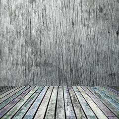old wood floor  colorful color on  grunge background