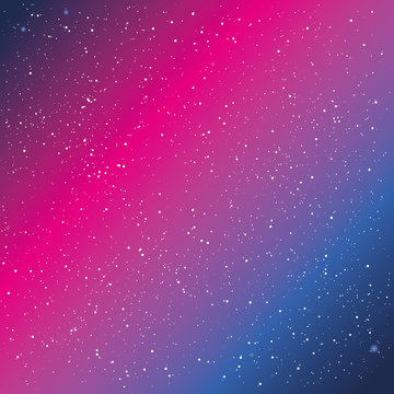 Beautiful starry sky background