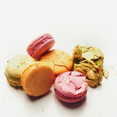 broken macaroon.sweets still life