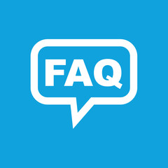 FAQ message icon