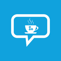 Coffee cup message icon