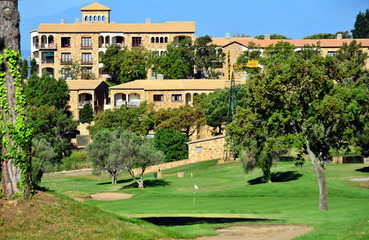 Obraz premium parcours de golf en Espagne
