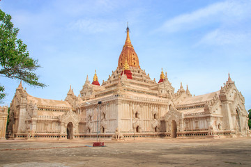 Ananda temple, the most beautiful temple in Bagan, Myanmar