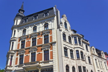 Fototapeta premium Sanierte Häuserzeile