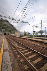 Italian Train Platform