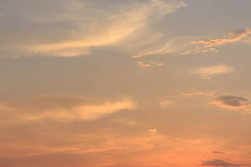 blue sky with clouds nature background