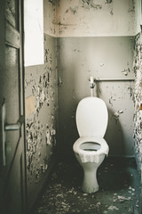 old toilet