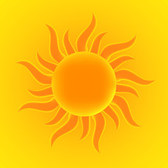 Sun. Vector illustration. Eps 10