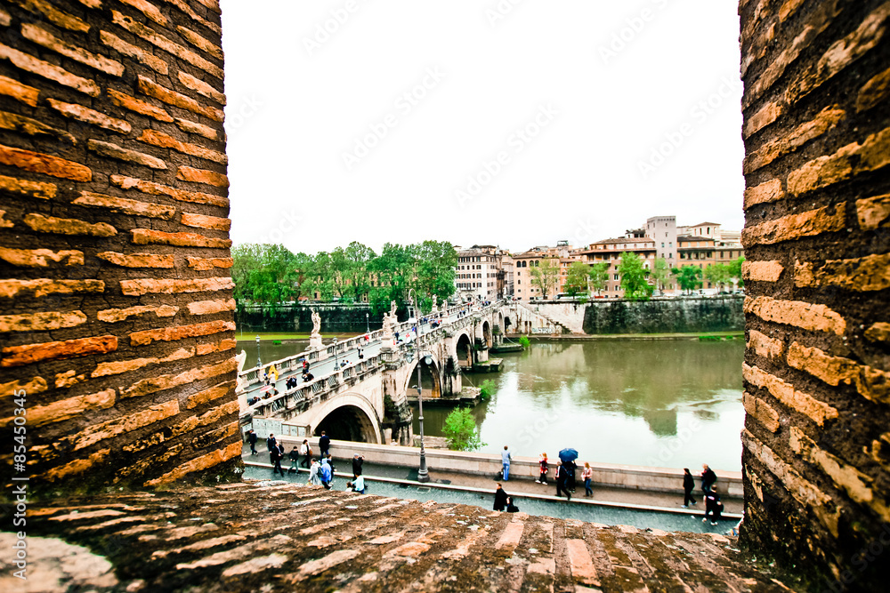 Wall mural Inside Sant'Angelo Castle