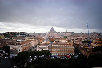 Obraz premium Wide shot of St Peter's Basilica
