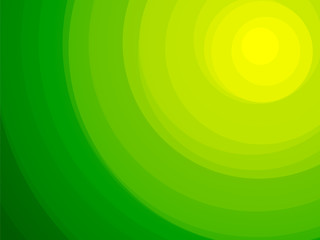 beautiful circular green bio background