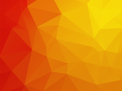 simple triangular orange background