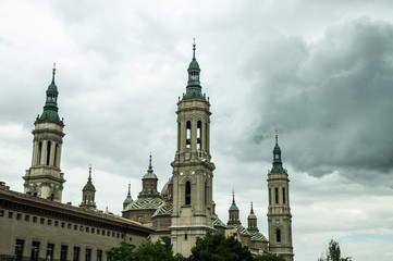 Obraz premium Cathedral of Our Lady of the Pillar