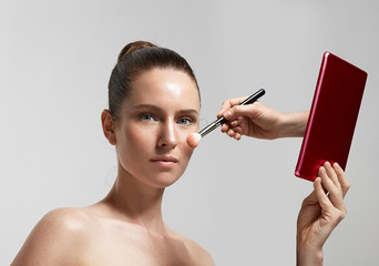 concept of online makeup tuorial
