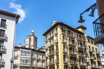 Fototapeta na wymiar Historical Quarter of Pamplona (Spain)
