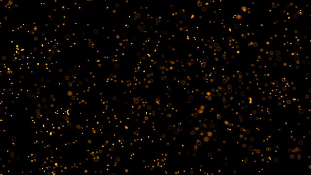 4k yellow bright paint splash explosion, orange juice drops in slow motion isolated on black background (Hd, ultra 3840 X 2160, ready for compositing, with alpha) isolated on black