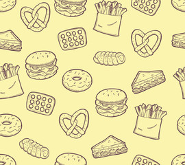 snack food background