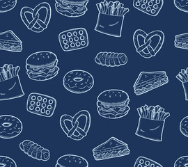snack food background