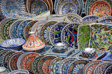 Keramik auf dem markt