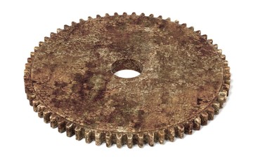 3d render of gear wheel