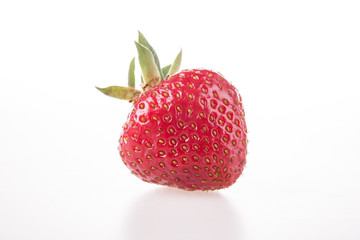 Strawberry on white background