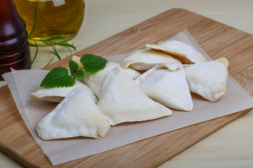 Raw potato dumplings