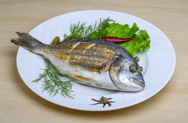 Grilled dorado