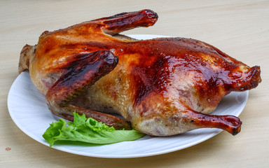 Roasted duck