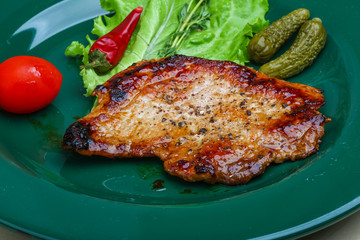 Roasted pork