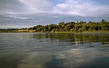 central Russia nature. River Volga