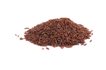 Brown (red) rice grits..