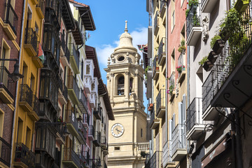 The Cathedral of Royal Saint Mary of Pamplona, Spain.
