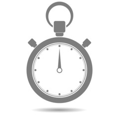 Stopwatch Icon Gray