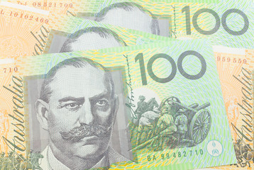 Plakat Australia dollar, bank note of Australia.